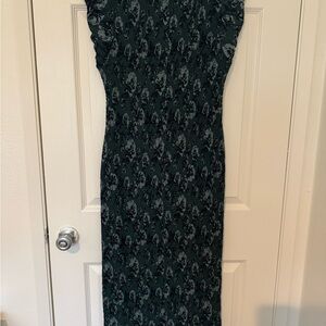 Free People McKenna Floral Smocked Midi Dress